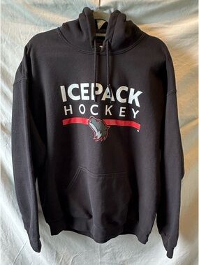NC State ICEPACK Hockey Black Pullover Hoodie